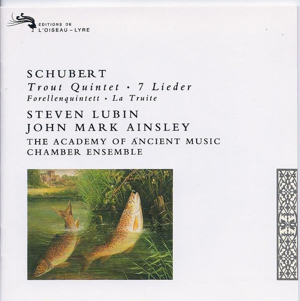 CD SCHUBERT LUBIN AINSLEY AAM CHAMB Trout Quintet Lieder 4338482 LOiseauLyre 1993 Europe Classical Used
CD SCHUBERT LUBIN AINSLEY AAM CHAMB Trout Quintet Lieder 4338482 LOiseauLyre 1993 Europe Classical Used