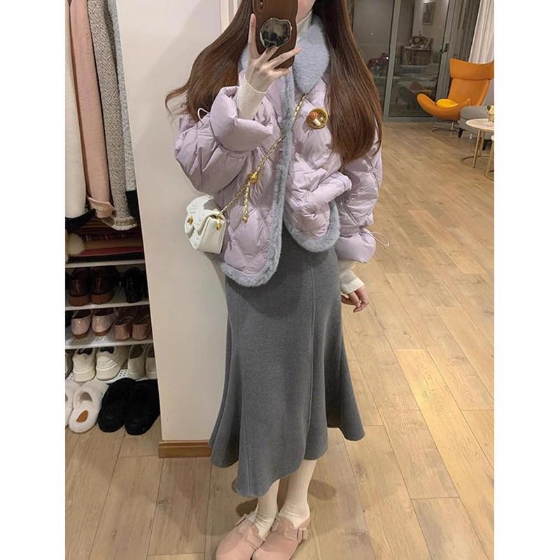 Sweet Niche: High-End Chic Cotton Jacket & High-Waisted Fishtail Skirt for Autumn/Winter 2025 L (105-115 lbs)
Sweet Niche: High-End Chic Cotton Jacket & High-Waisted Fishtail Skirt for Autumn/Winter 2025 L (105-115 lbs)