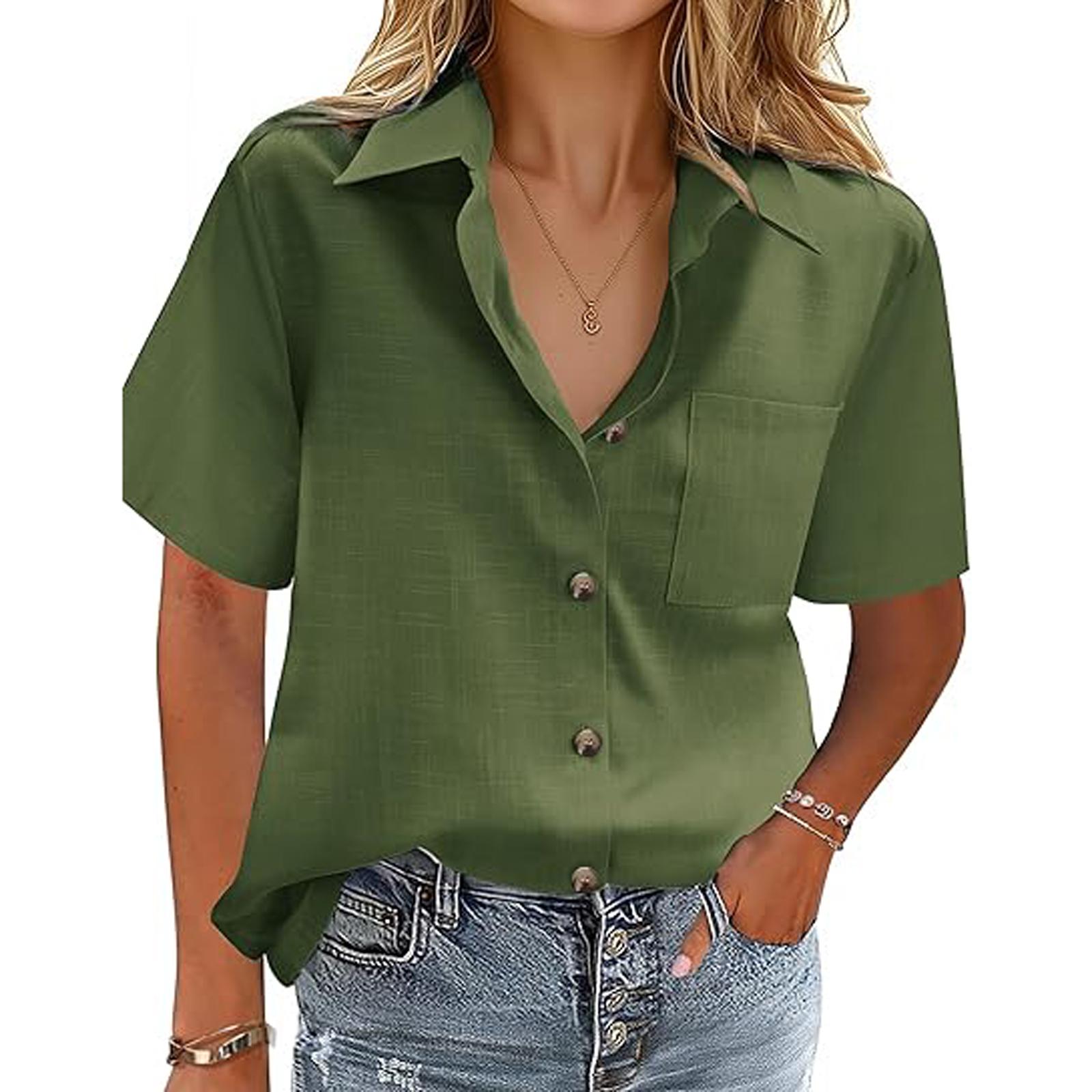 Women s Knit Short-Sleeve Top Casual Comfortable Blouse S зелений
Women s Knit Short-Sleeve Top Casual Comfortable Blouse S зелений