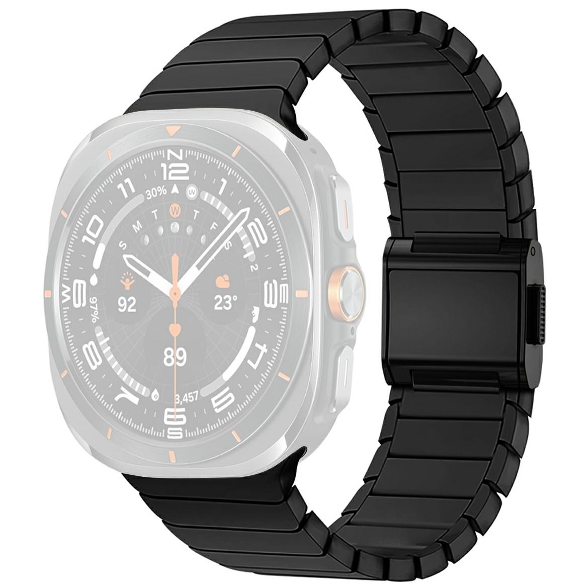 For Samsung Galaxy Watch Ultra 47mm Band Stainless Steel Replacement Watch Strap Black
For Samsung Galaxy Watch Ultra 47mm Band Stainless Steel Replacement Watch Strap Black