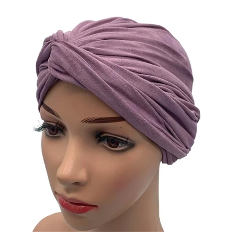 Fashion Women Cross Twist Suede Turban Caps Soild Color Female Headscarf Bonnet Muslim Hijab Cap Islamic Under Scarf India Hat
Fashion Women Cross Twist Suede Turban Caps Soild Color Female Headscarf Bonnet Muslim Hijab Cap Islamic Under Scarf India Hat