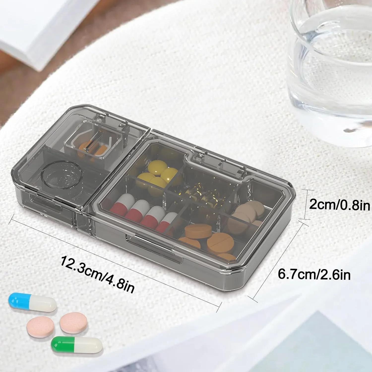 Portable Medicine Divider large-Capacity Four-Compartment Pill Storage Exquisite And Compact Made Of Food-Grade Material серый
Portable Medicine Divider large-Capacity Four-Compartment Pill Storage Exquisite And Compact Made Of Food-Grade Material серый