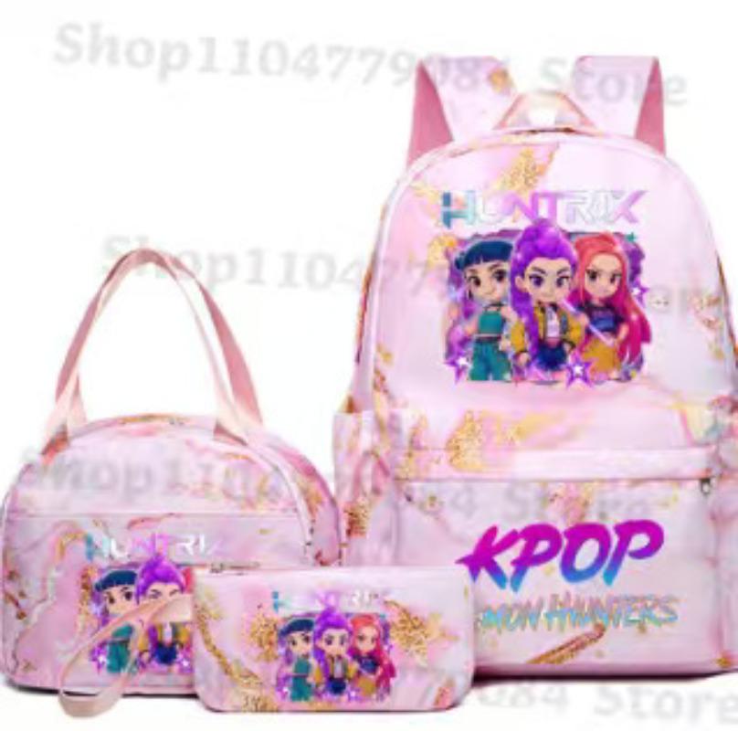 KPOP Demon Hunter Girls Backpack Lunch Bag Pencil Case Set Student Anime Fashion Schoolbag Pencil Case Bento KTB 43*15*31cm
KPOP Demon Hunter Girls Backpack Lunch Bag Pencil Case Set Student Anime Fashion Schoolbag Pencil Case Bento KTB 43*15*31cm
