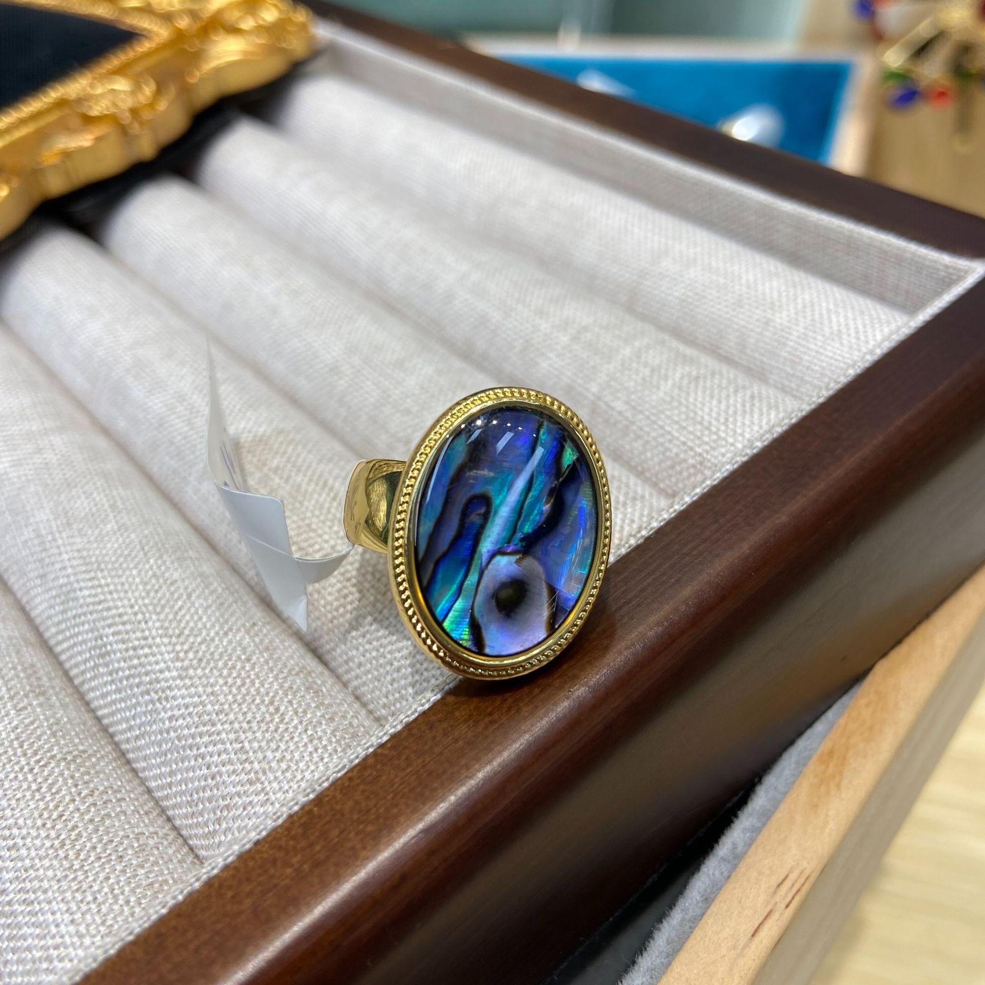 Кольцо из ракушки 24K Symphony Abalone, старинный дизайн Seiko S925 Advanced Sense, открытая партия колец
Кольцо из ракушки 24K Symphony Abalone, старинный дизайн Seiko S925 Advanced Sense, открытая партия колец