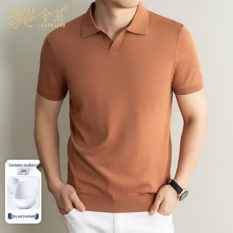 Men s Premium Silk Blend Knitted Polo Shirt 190/104A
Men s Premium Silk Blend Knitted Polo Shirt 190/104A