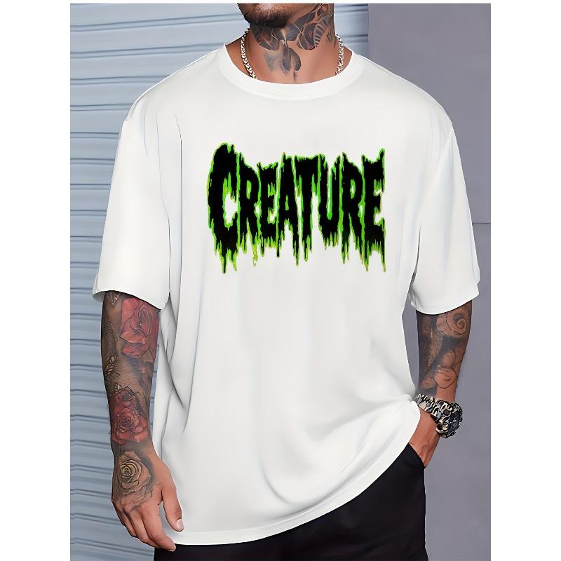 Мужская футболка с графическим принтом Creature Slaughter Skateboard - Ретро уличный стиль, Повседневная летняя одежда, Круглый вырез, Короткий рукав, БОЛЬШОЙ РАЗМЕР S белый
Мужская футболка с графическим принтом Creature Slaughter Skateboard - Ретро уличный стиль, Повседневная летняя одежда, Круглый вырез, Короткий рукав, БОЛЬШОЙ РАЗМЕР S белый