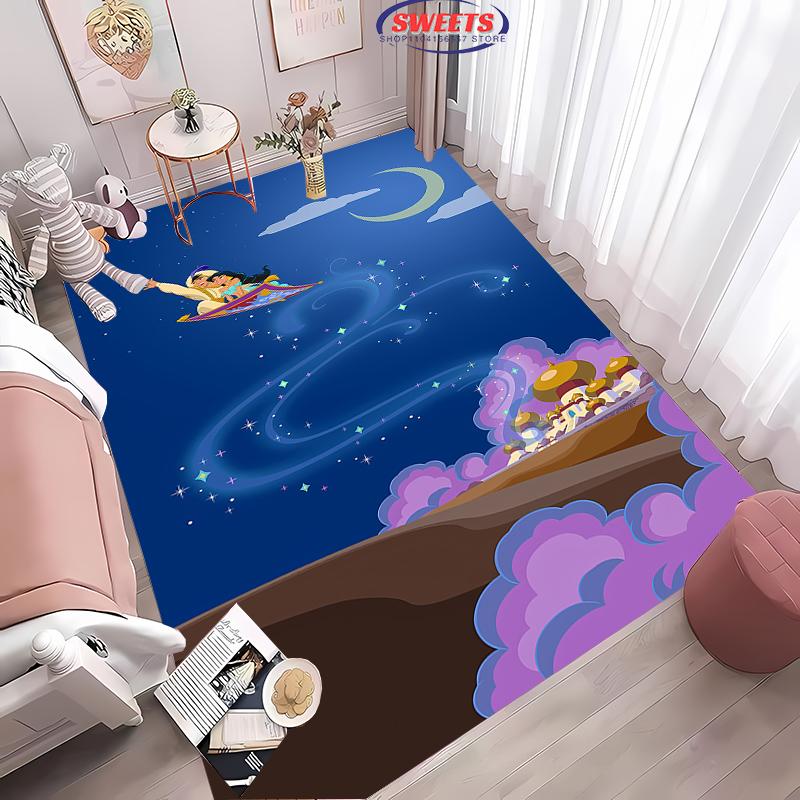 New Shelves! Classic Princess Aladdin Carpet, Living Room Bedroom Office Area Kid s Room of Choice, Non-slip Washable Mat Gifts 40cm x 60cm
New Shelves! Classic Princess Aladdin Carpet, Living Room Bedroom Office Area Kid s Room of Choice, Non-slip Washable Mat Gifts 40cm x 60cm