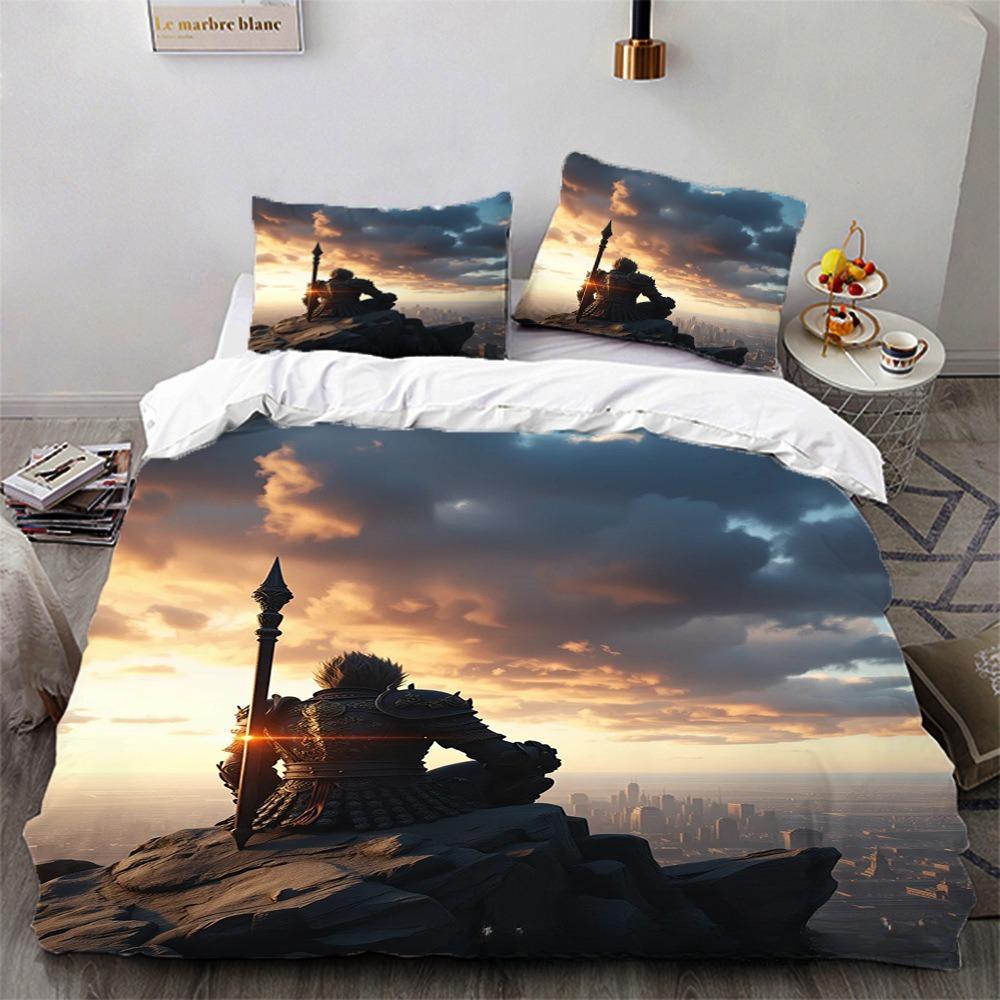 Black Myth Wukong Quilt Cover Bedding SetChildren S Soft Bed CoverSingle Double Full King Bed King Bed Set EU Single(135*200cm)3pcs
Black Myth Wukong Quilt Cover Bedding SetChildren S Soft Bed CoverSingle Double Full King Bed King Bed Set EU Single(135*200cm)3pcs