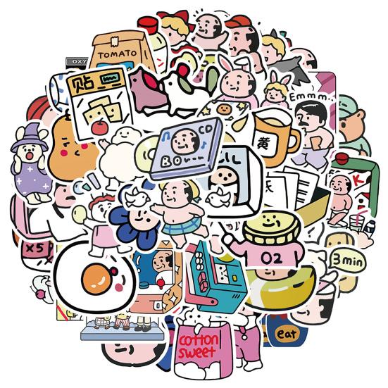 50 шт./компл., мультяшная наклейка, самоклеящаяся водонепроницаемый ПВХ, чехол для телефона «сделай сам», чашка, чемодан, скейтборд, гитара, шлем, ноутбук, скрапбук, набор наклеек с граффити 
50 шт./компл., мультяшная наклейка, самоклеящаяся водонепроницаемый ПВХ, чехол для телефона «сделай сам», чашка, чемодан, скейтборд, гитара, шлем, ноутбук, скрапбук, набор наклеек с граффити