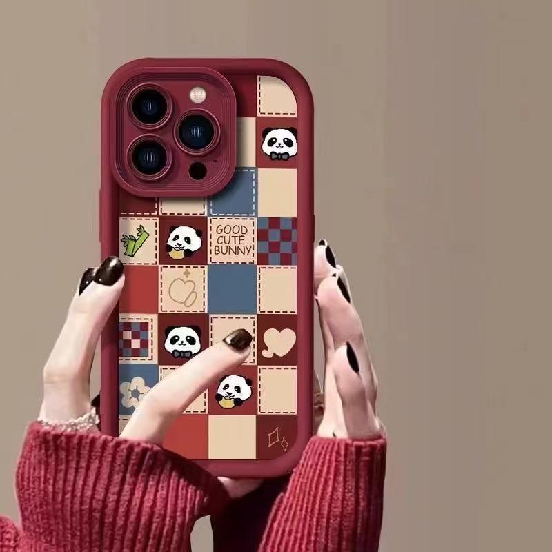 Plaid Panda Apple iPhone Case for iPhone Models 17/16 Pro Max/15 Pro/14/13/12 iPhone 12 Mini
Plaid Panda Apple iPhone Case for iPhone Models 17/16 Pro Max/15 Pro/14/13/12 iPhone 12 Mini