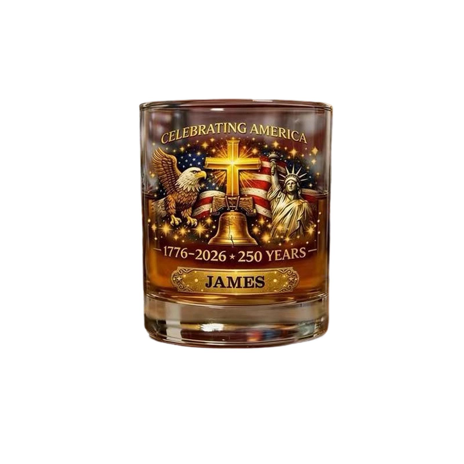 Whiskey Glass Commemorative 250th Anniversary American Independence Edition Unique Design Durable Thick Base Glassware for Spirits One Size
Whiskey Glass Commemorative 250th Anniversary American Independence Edition Unique Design Durable Thick Base Glassware for Spirits One Size