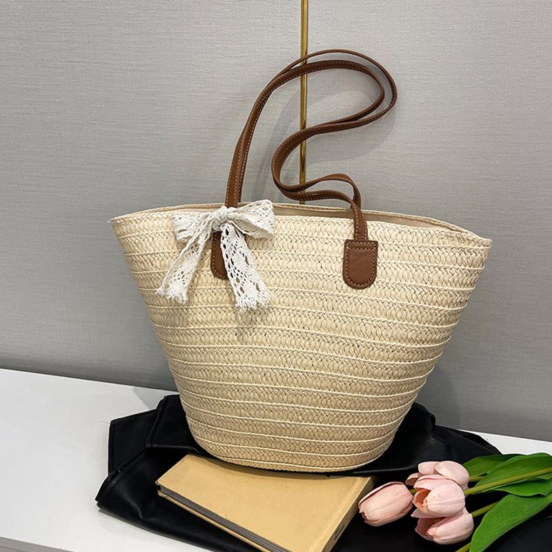 Yogodlns Bag for Beach Large Capacity Straw Woven Tote Vacation Simple and Versatile Design Designer Women Shopper Shoulder Bags 23x14x29cm бежевый
Yogodlns Bag for Beach Large Capacity Straw Woven Tote Vacation Simple and Versatile Design Designer Women Shopper Shoulder Bags 23x14x29cm бежевый