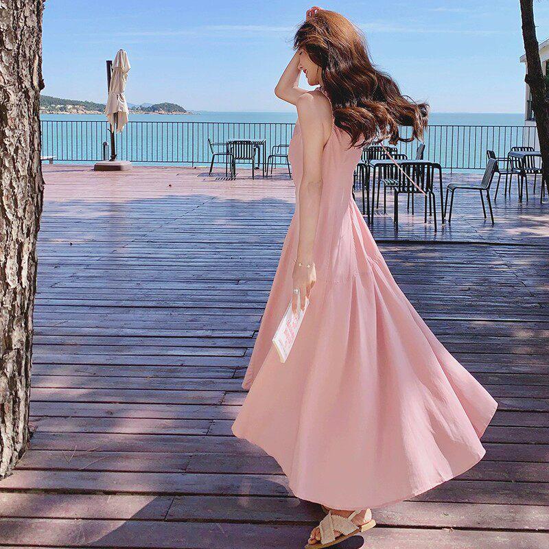 Elegant Pink Sleeveless V-Neck Summer Dress for Women - 2026 Collection XL розовый
Elegant Pink Sleeveless V-Neck Summer Dress for Women - 2026 Collection XL розовый