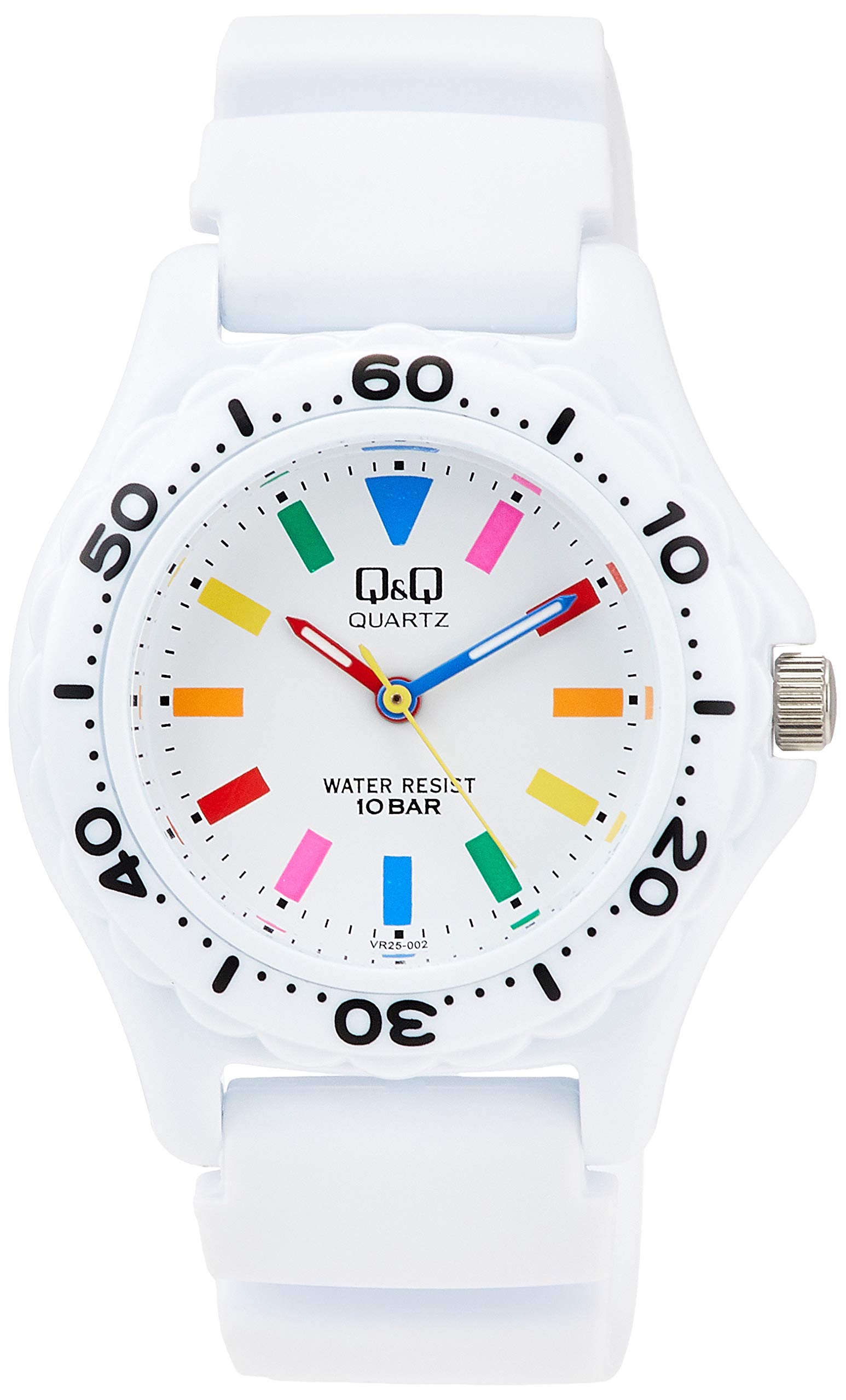 Citizen Analog Waterproof Wristwatch with Urethane White Q&Q VR25-002 Women s Strap, білий
Citizen Analog Waterproof Wristwatch with Urethane White Q&Q VR25-002 Women s Strap, білий