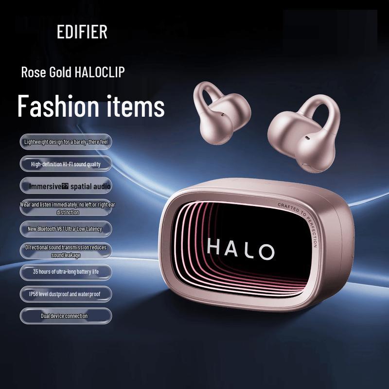 EDIFIER Halo Clip Open-Ear Bluetooth Earbuds
EDIFIER Halo Clip Open-Ear Bluetooth Earbuds