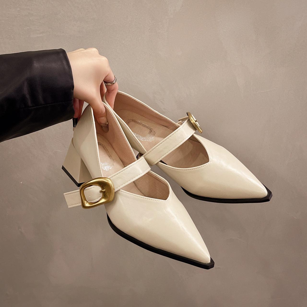 French evening breeze thick heel high heels women s spring and autumn 2025 new with skirt pointed small leather shoes Mary Jane single shoes 40
French evening breeze thick heel high heels women s spring and autumn 2025 new with skirt pointed small leather shoes Mary Jane single shoes 40