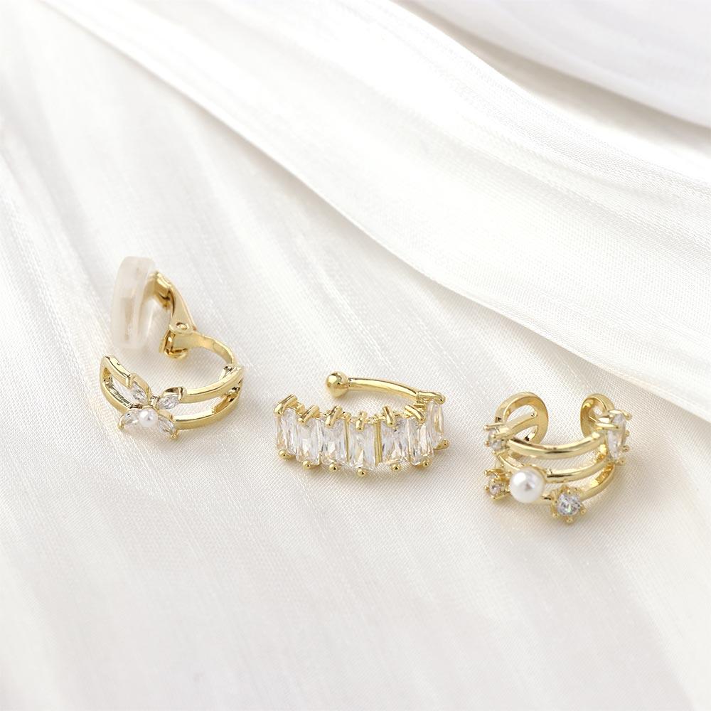 Pearl Star Fashion Jewelry Rhinestone Cartilage Clip Clip Earrings Ear Clip Ear Bone Clip 2
Pearl Star Fashion Jewelry Rhinestone Cartilage Clip Clip Earrings Ear Clip Ear Bone Clip 2