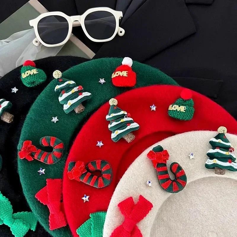 New Christmas Beret Retro Red Hat Female Winter Bow Christmas Tree Beret Warm Student Hat Female Painter Hat New 2024 красный
New Christmas Beret Retro Red Hat Female Winter Bow Christmas Tree Beret Warm Student Hat Female Painter Hat New 2024 красный