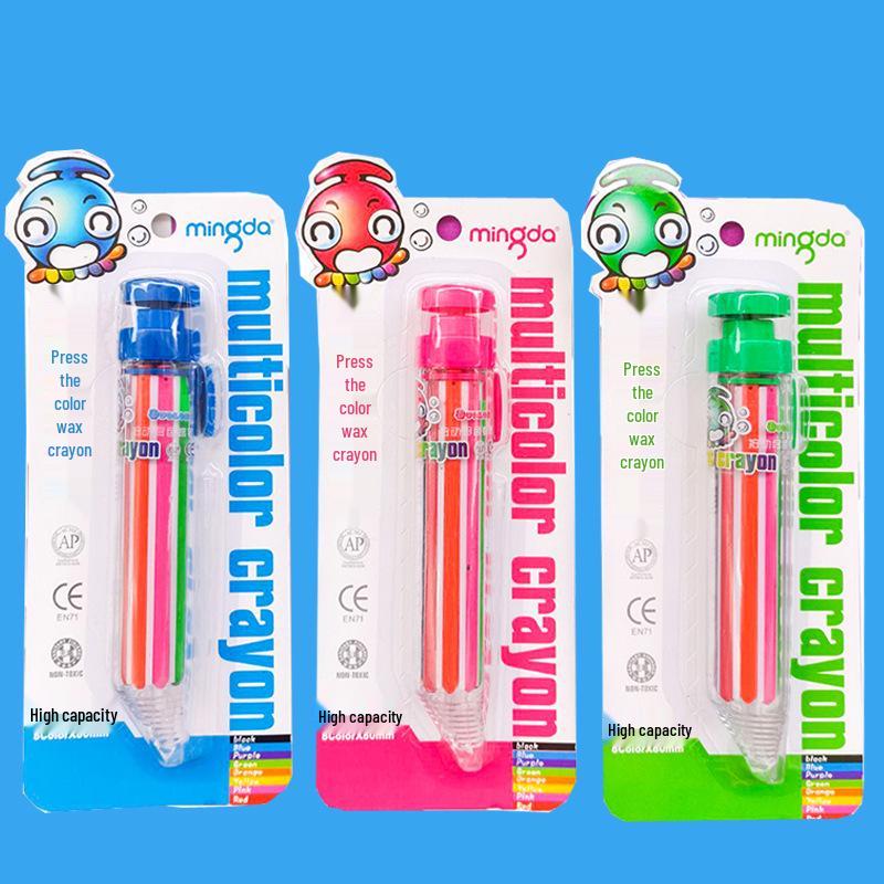 Mingda 389 Multi-color Twistable Crayons - Large Capacity, No-Mess, Eight Colors for Student Creativity 389A
Mingda 389 Multi-color Twistable Crayons - Large Capacity, No-Mess, Eight Colors for Student Creativity 389A
