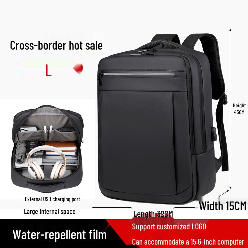 Men s Multi-Purpose Water-Resistant Large Capacity Travel Backpack 32x15x45 cm чорний
Men s Multi-Purpose Water-Resistant Large Capacity Travel Backpack 32x15x45 cm чорний