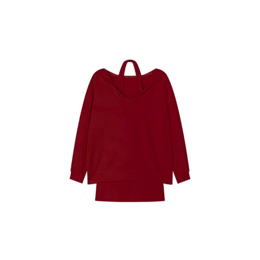 Korean Autumn Hooded V-Neck Sweatshirt & Halter Strap Dress Two-Piece Set L
Korean Autumn Hooded V-Neck Sweatshirt & Halter Strap Dress Two-Piece Set L