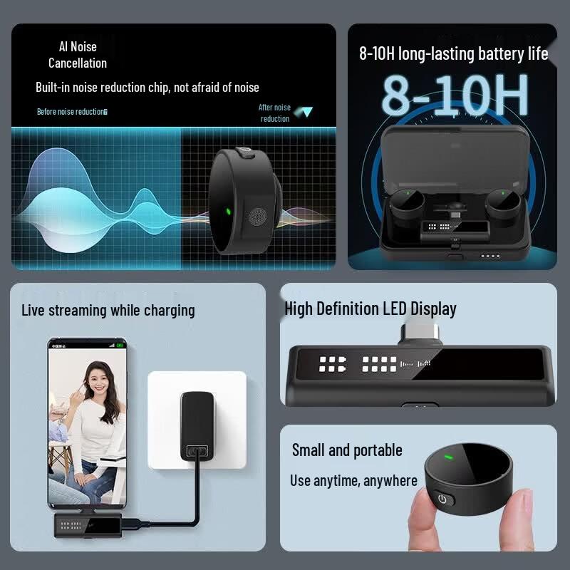 SHENGHUASHITONG SH-ML880YL Wireless Lavalier Microphone System (CN version)
SHENGHUASHITONG SH-ML880YL Wireless Lavalier Microphone System (CN version)