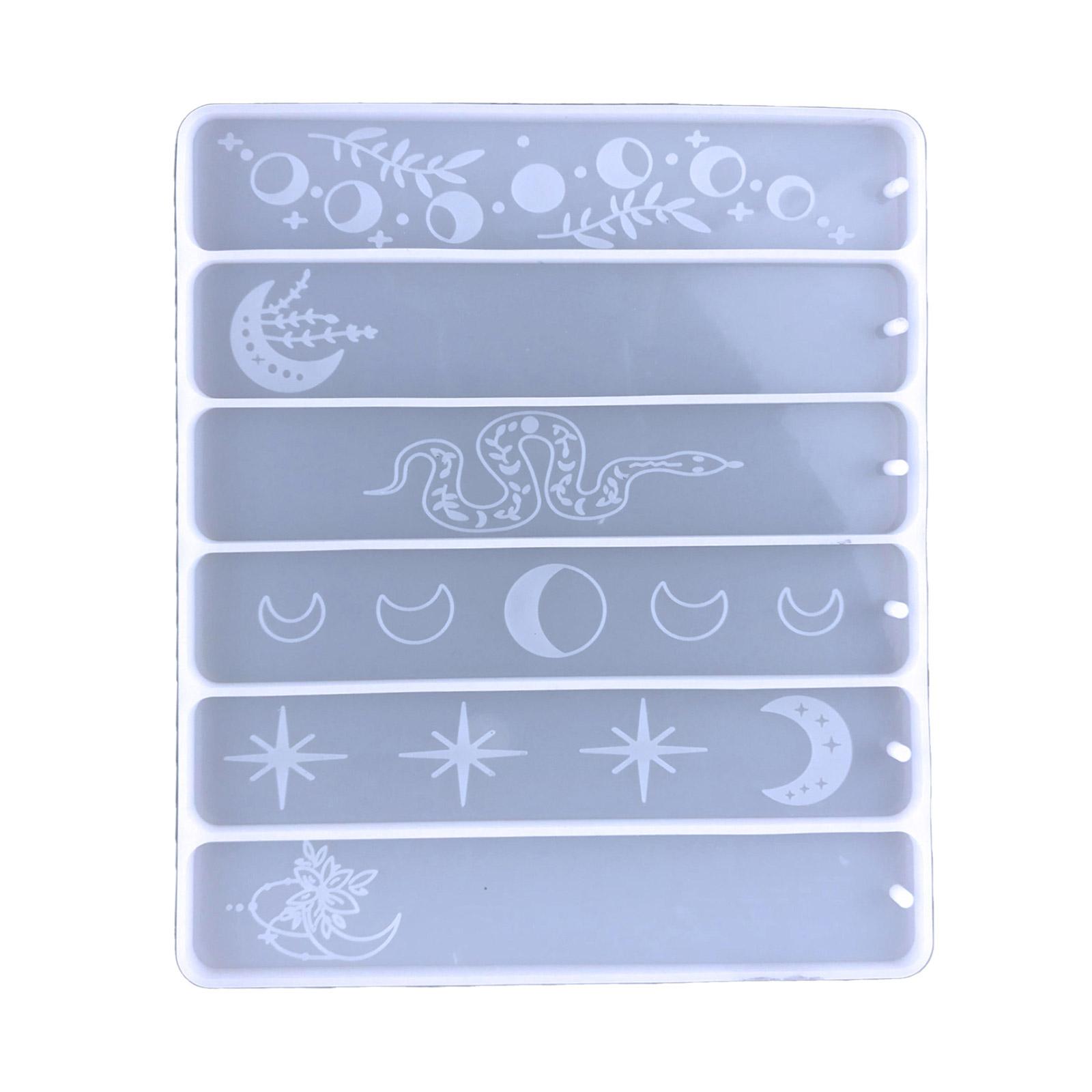 Creative-Bookmark Resin Molds,Bookmark Epoxy Casting Molds DIY Bookmark Making Moulds Kit for DIY Projects Presents Tags 1 чистый
Creative-Bookmark Resin Molds,Bookmark Epoxy Casting Molds DIY Bookmark Making Moulds Kit for DIY Projects Presents Tags 1 чистый