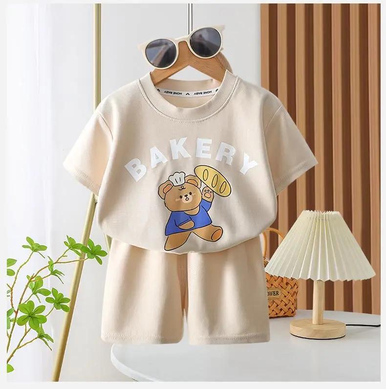 2Pcs Children Tshirt Shorts Sets Baby Summer Clothes Boy Girl Fashion Short Sleeve Pants Suit Leisure Outfits Kids Costume 160
2Pcs Children Tshirt Shorts Sets Baby Summer Clothes Boy Girl Fashion Short Sleeve Pants Suit Leisure Outfits Kids Costume 160