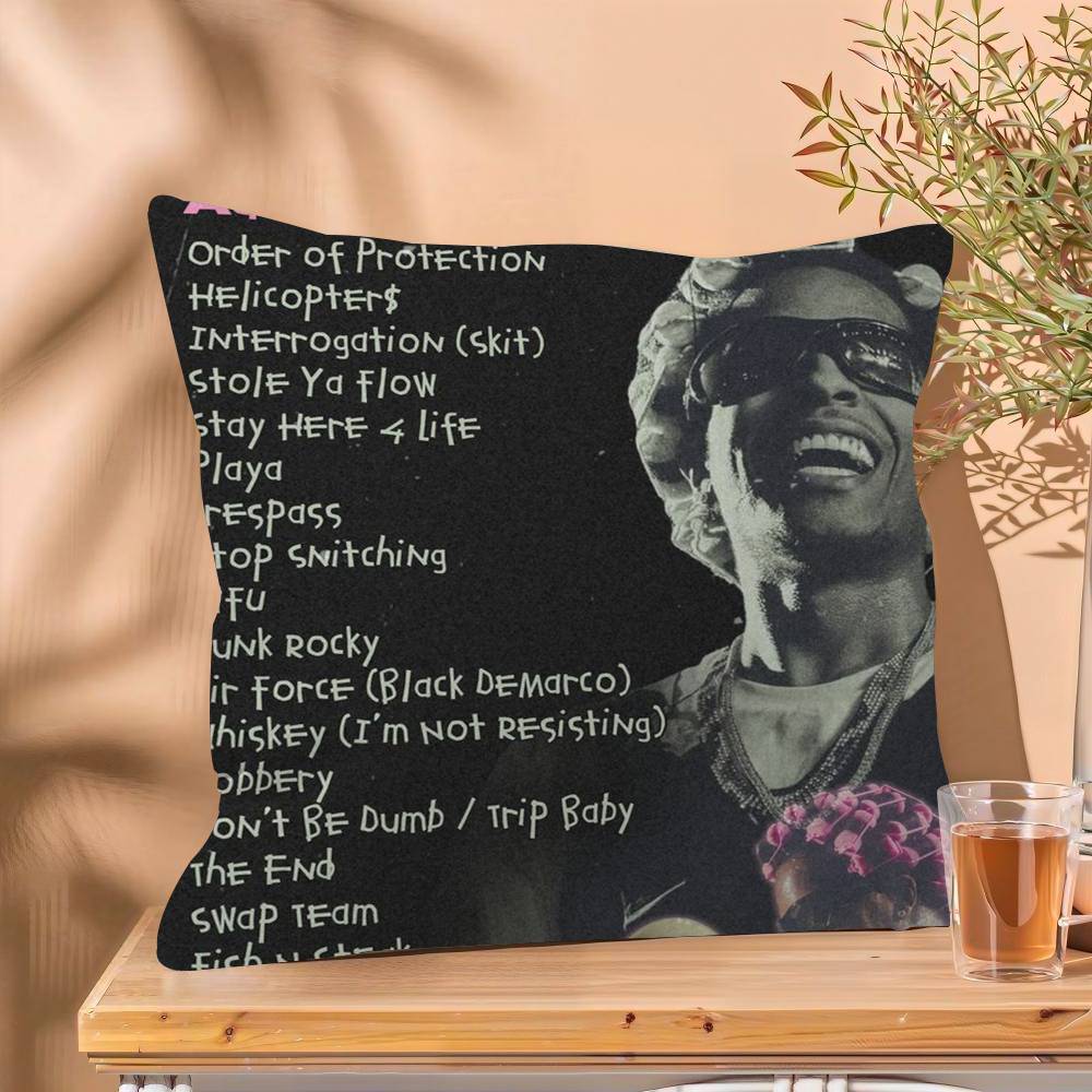 ASAP Rocky Testing Live Love DMBTracklist Polyester Sofa Cushions Decorative Throw Pillows Home Decoration Pillowcover 30x30 cm
ASAP Rocky Testing Live Love DMBTracklist Polyester Sofa Cushions Decorative Throw Pillows Home Decoration Pillowcover 30x30 cm