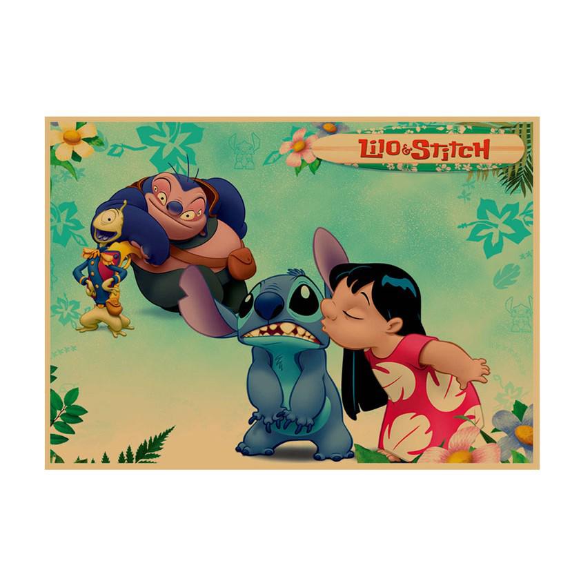 Lilo & Stitch Retro Anime Poster - Kids Room Dorm Decor, Vintage Cartoon Wall Art Mural. 29.7X42cm(A3 size)
Lilo & Stitch Retro Anime Poster - Kids Room Dorm Decor, Vintage Cartoon Wall Art Mural. 29.7X42cm(A3 size)