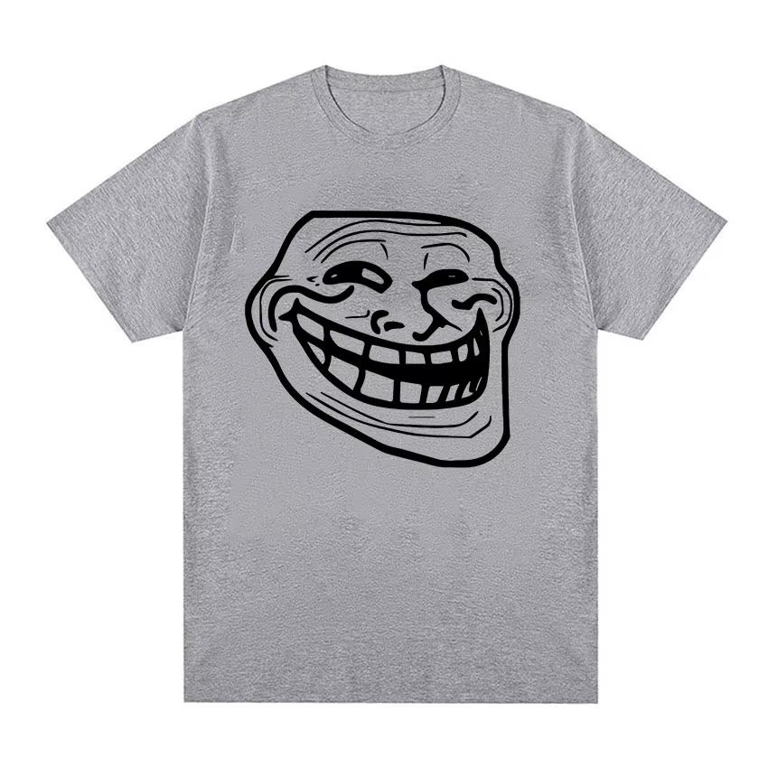 Short Sleeve Cotton Tshirts for Unisex and Women Funny Memes Retro Fashion Troll Face Angry Unisex Harajuku Streetwear S
Short Sleeve Cotton Tshirts for Unisex and Women Funny Memes Retro Fashion Troll Face Angry Unisex Harajuku Streetwear S