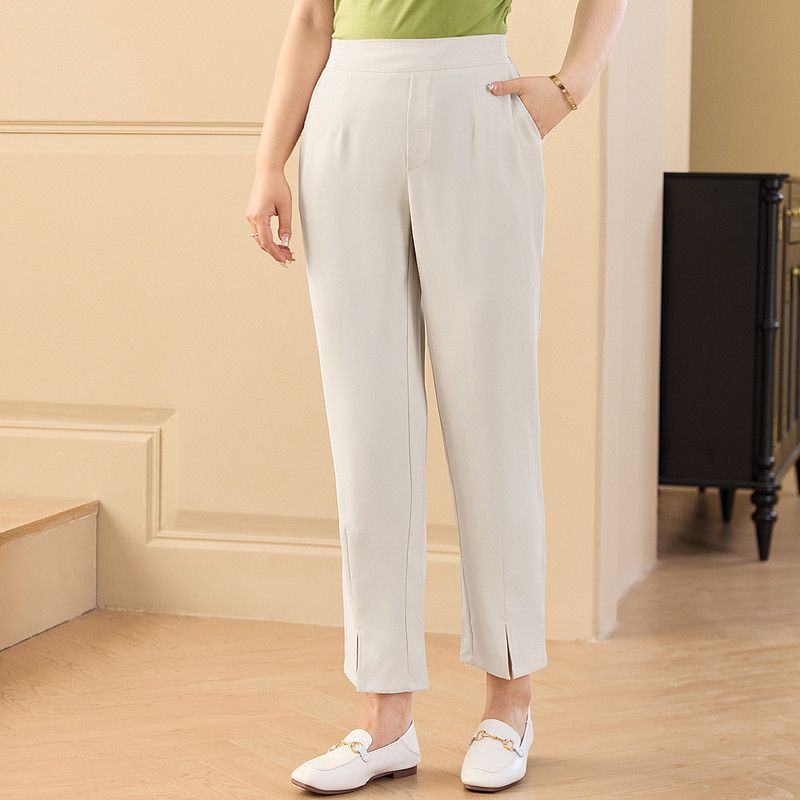 Summer New Korean Style Casual Pants with a Stylish Design for Plus-Size Women, Featuring a Slit to Make the Figure Look Slimmer, Long Pants for Women Apricot color 4XL
Summer New Korean Style Casual Pants with a Stylish Design for Plus-Size Women, Featuring a Slit to Make the Figure Look Slimmer, Long Pants for Women Apricot color 4XL