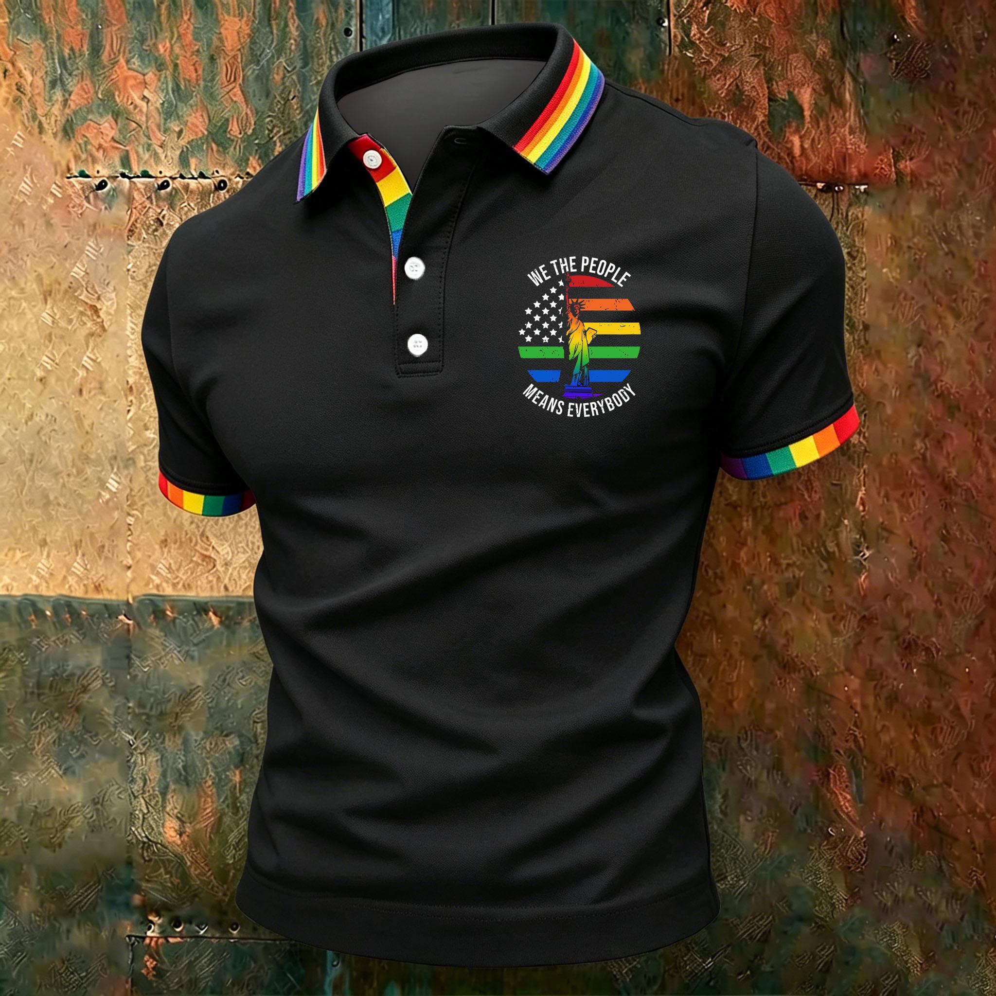Men’s Casual Gradient Polo Shirt Short Sleeve Classic Fit with Printed Graphic and Button Placket for Everyday Wear M чорний
Men’s Casual Gradient Polo Shirt Short Sleeve Classic Fit with Printed Graphic and Button Placket for Everyday Wear M чорний
