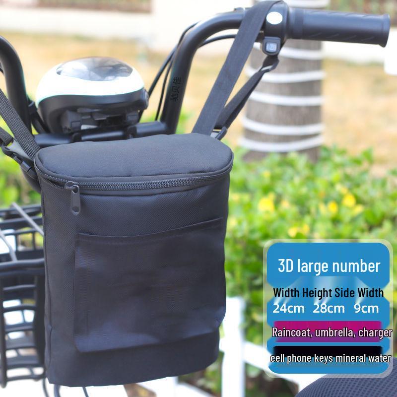 Large Capacity Electric Vehicle Handlebar Storage Bag with Front Zipper Large
Large Capacity Electric Vehicle Handlebar Storage Bag with Front Zipper Large