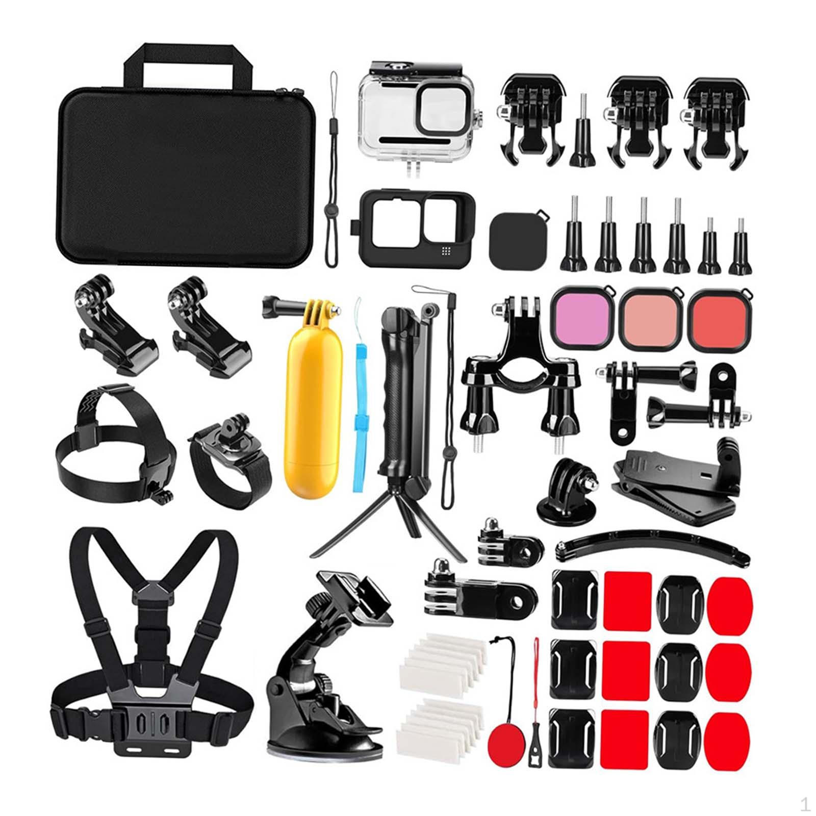 61 in 1 Camera Accessories Kit Multipurpose Travel Large Storage Bag Mount Equipment
61 in 1 Camera Accessories Kit Multipurpose Travel Large Storage Bag Mount Equipment