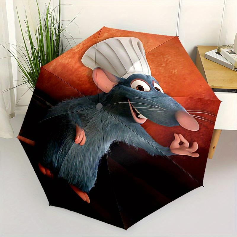 Disney Chef Remy Automatic Open/Close Umbrella - Cute Umbrella with Cute Design, Portable 3-Fold Compact Umbrella for Men & Women, Valentine
Disney Chef Remy Automatic Open/Close Umbrella - Cute Umbrella with Cute Design, Portable 3-Fold Compact Umbrella for Men & Women, Valentine