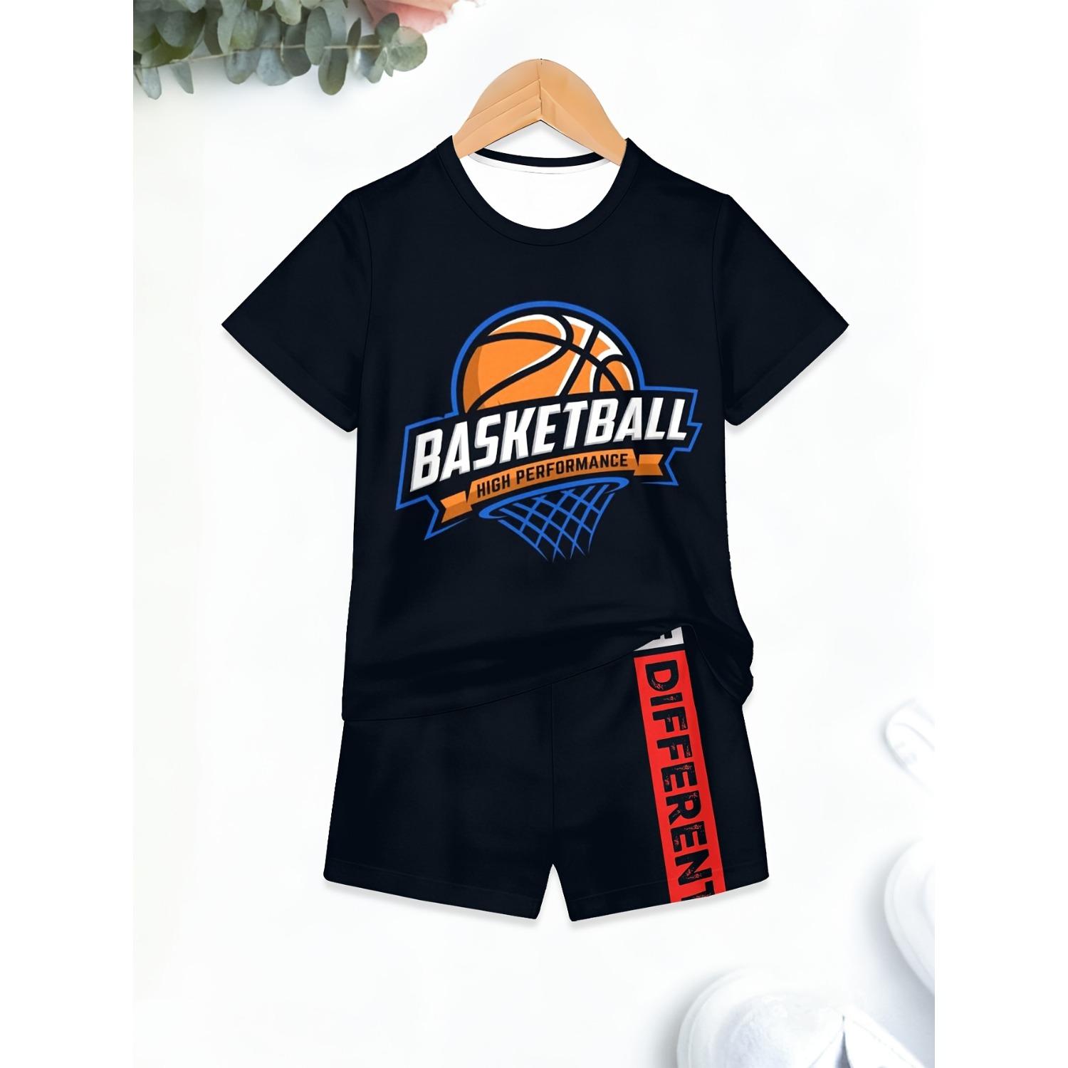 Cartoon basketball 3D printed boys short sleeved top+casual shorts set 13-14 Years
Cartoon basketball 3D printed boys short sleeved top+casual shorts set 13-14 Years