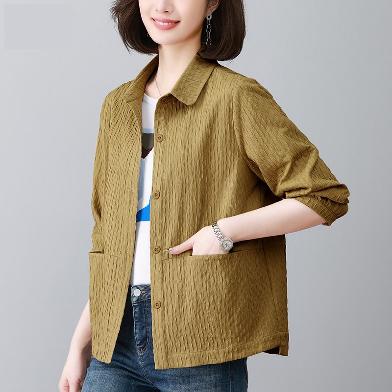 Повседневная блузка с отложным воротником, женская одежда, однотонная, с длинным базовым рукавом, весна-осень, свободного кроя, модная, с карманами, с отделкой 5XL жёлтый
Повседневная блузка с отложным воротником, женская одежда, однотонная, с длинным базовым рукавом, весна-осень, свободного кроя, модная, с карманами, с отделкой 5XL жёлтый