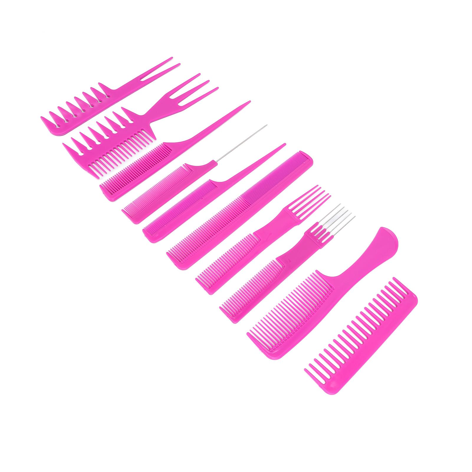 10Pcs Hair Comb Ergonomic Handle Premium ABS Stable Durable Wide Application Styling Comb for Home Hair Salon
10Pcs Hair Comb Ergonomic Handle Premium ABS Stable Durable Wide Application Styling Comb for Home Hair Salon