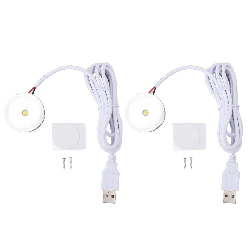 2pcs 5V Small LED Showcase Lamps Round USB Powered LED Mini Spotlights 4.92ft Cable 100-110lm Display Lights Shelf Lighting Neutral Light 4000K
2pcs 5V Small LED Showcase Lamps Round USB Powered LED Mini Spotlights 4.92ft Cable 100-110lm Display Lights Shelf Lighting Neutral Light 4000K