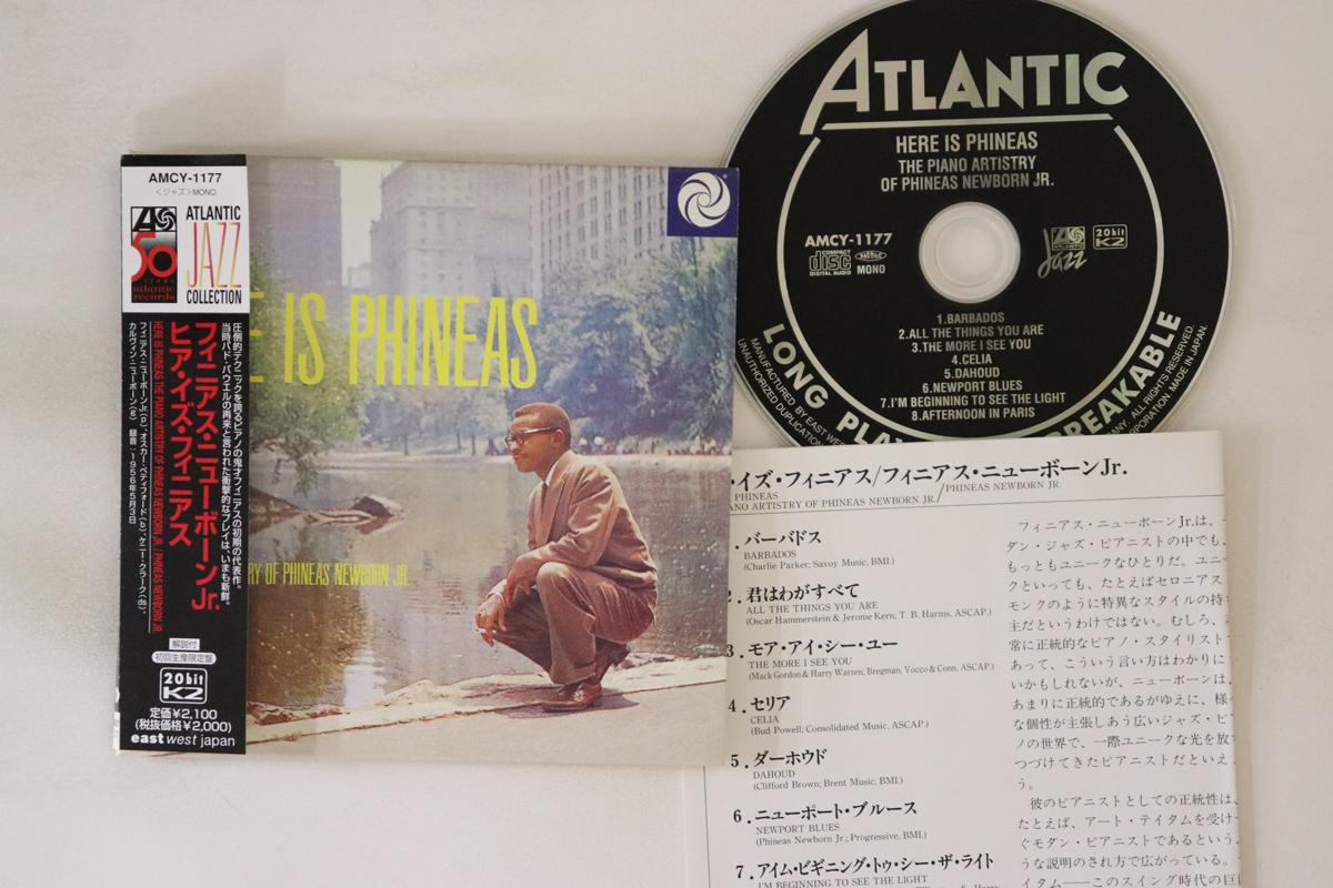 CD PHINEAS NEWBORN JR. - Here Is Phineas (The Piano Artistry AMCY1177 ATLANTIC 1998 Japan Obi Jazz Used
CD PHINEAS NEWBORN JR. - Here Is Phineas (The Piano Artistry AMCY1177 ATLANTIC 1998 Japan Obi Jazz Used