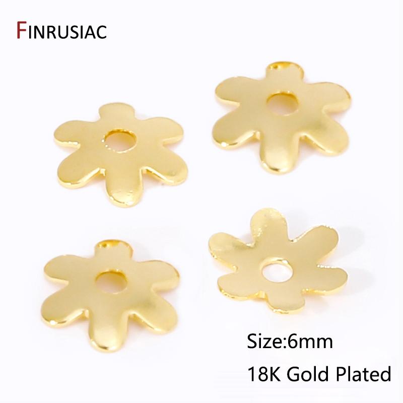 DIY Bracelet Necklace Making Accessories 14K/18K Gold Plated Brass Flower Beads Caps For Jewelry Making Supplies Wholesale 20 pieces
DIY Bracelet Necklace Making Accessories 14K/18K Gold Plated Brass Flower Beads Caps For Jewelry Making Supplies Wholesale 20 pieces