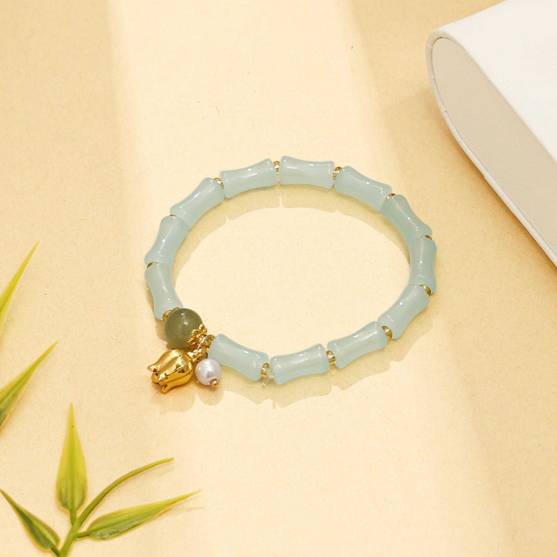 Summer glass beaded bracelet sweet less go out versatile flower bamboo bracelet student bracelet jewelry
Summer glass beaded bracelet sweet less go out versatile flower bamboo bracelet student bracelet jewelry