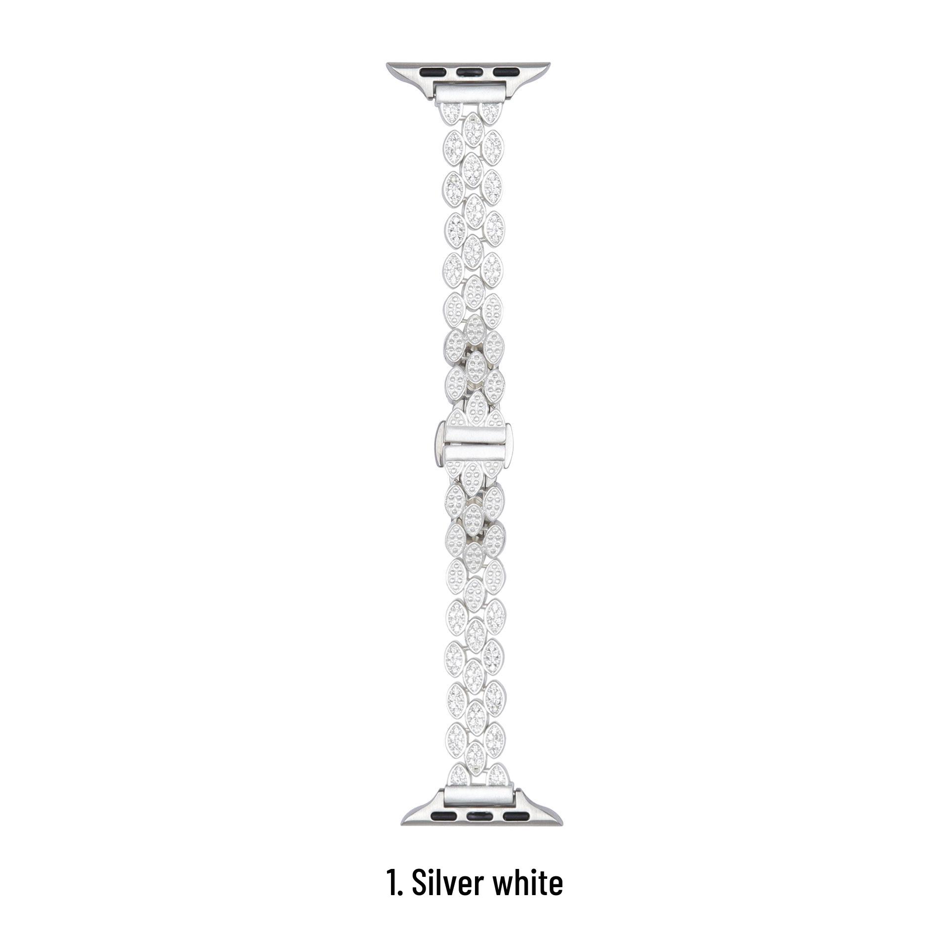Oval Rhinestone Zirconia Metal Watch Band for Apple iWatch SE/10/9/8/7/6/5/4/3/2/1 Huawei Fit3/Fit4/Fit4 Pro колір зоряного світла
Oval Rhinestone Zirconia Metal Watch Band for Apple iWatch SE/10/9/8/7/6/5/4/3/2/1 Huawei Fit3/Fit4/Fit4 Pro колір зоряного світла