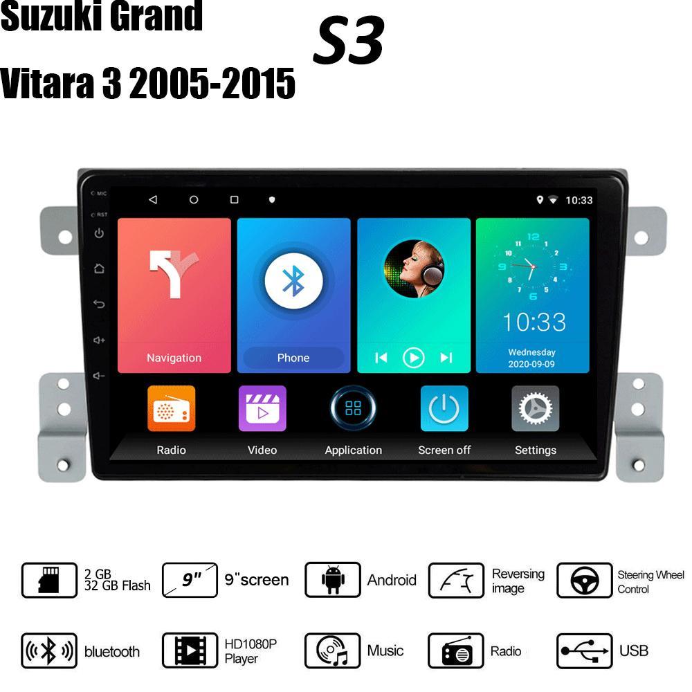 9-дюймовый Android Carplay для Suzuki Grand Vitara 3 2005-2015, автомобильный радиоприемник, мультимедийный видеоплеер, GPS-навигация, WIFI, 2 + 32 ГБ
9-дюймовый Android Carplay для Suzuki Grand Vitara 3 2005-2015, автомобильный радиоприемник, мультимедийный видеоплеер, GPS-навигация, WIFI, 2 + 32 ГБ