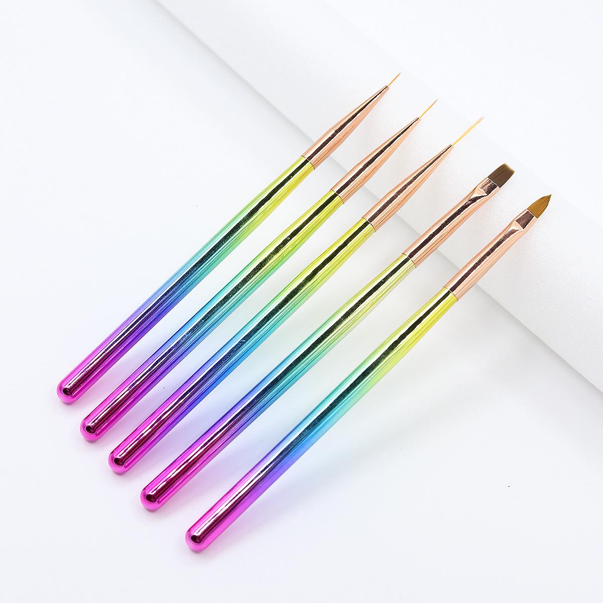 Набор кистей для ногтей: Гальванизированные пластиковые кисти для рисования, подметания, нанесения контуров и создания градиентных эффектов
Набор кистей для ногтей: Гальванизированные пластиковые кисти для рисования, подметания, нанесения контуров и создания градиентных эффектов