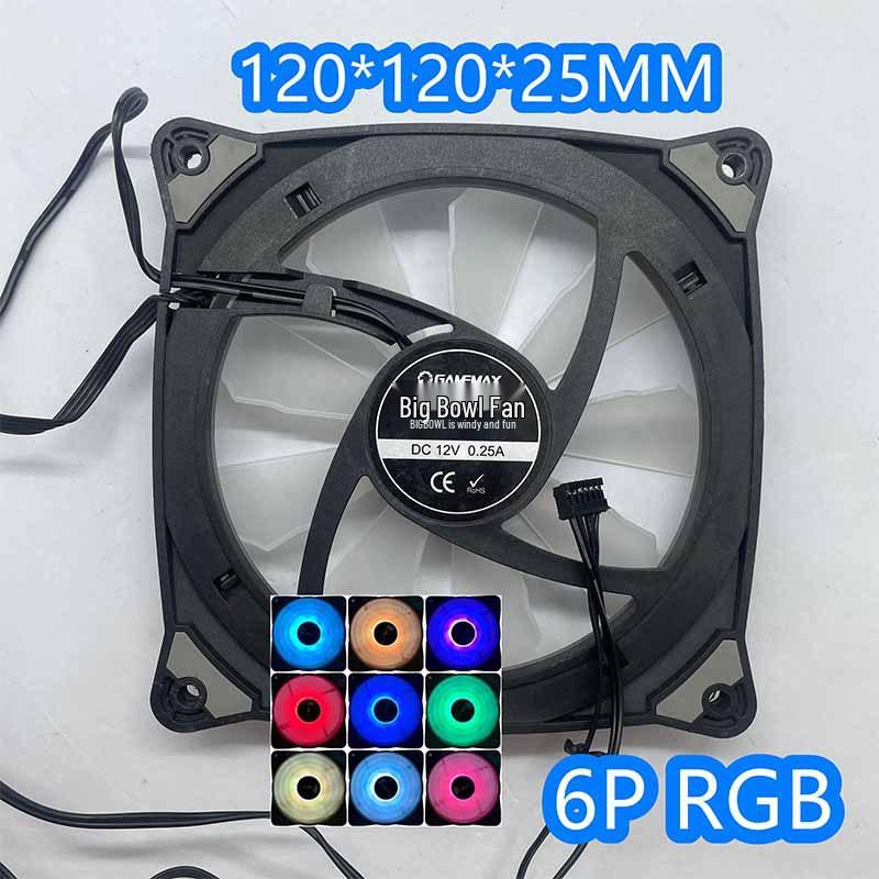 RGB 9-Color Silent 120mm Computer Case Fan, 12V, 12cm, for Desktop Host. Customizable Plug
RGB 9-Color Silent 120mm Computer Case Fan, 12V, 12cm, for Desktop Host. Customizable Plug