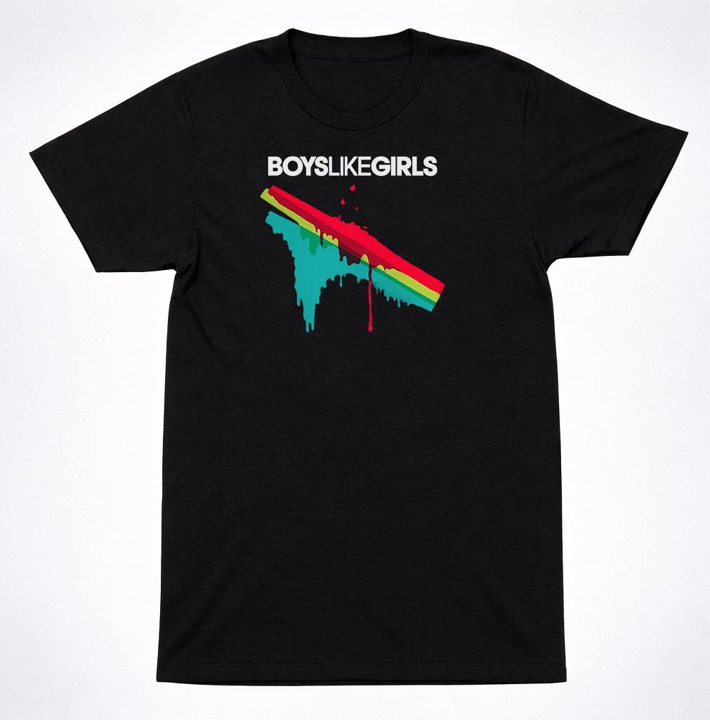 Boys Like Girls Color Logo T Shirt Pop Rock Band Tee Black Graphic Shirt XL
Boys Like Girls Color Logo T Shirt Pop Rock Band Tee Black Graphic Shirt XL