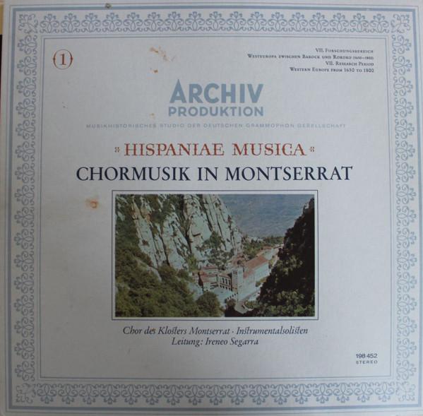 LP Record CAPILLA Y ESCOLONIA DEL MONASTERIO Chormusik In Montserrat 198452 ARCHIV PRODUKT Germany Obi Classical Used
LP Record CAPILLA Y ESCOLONIA DEL MONASTERIO Chormusik In Montserrat 198452 ARCHIV PRODUKT Germany Obi Classical Used