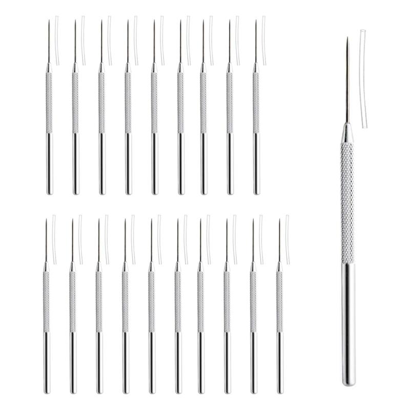 AEE2-20 Pcs Needle Clay Needle Tools Stainless Steel Sculpture Polymer Clay Needle Detail Tools серебряный
AEE2-20 Pcs Needle Clay Needle Tools Stainless Steel Sculpture Polymer Clay Needle Detail Tools серебряный